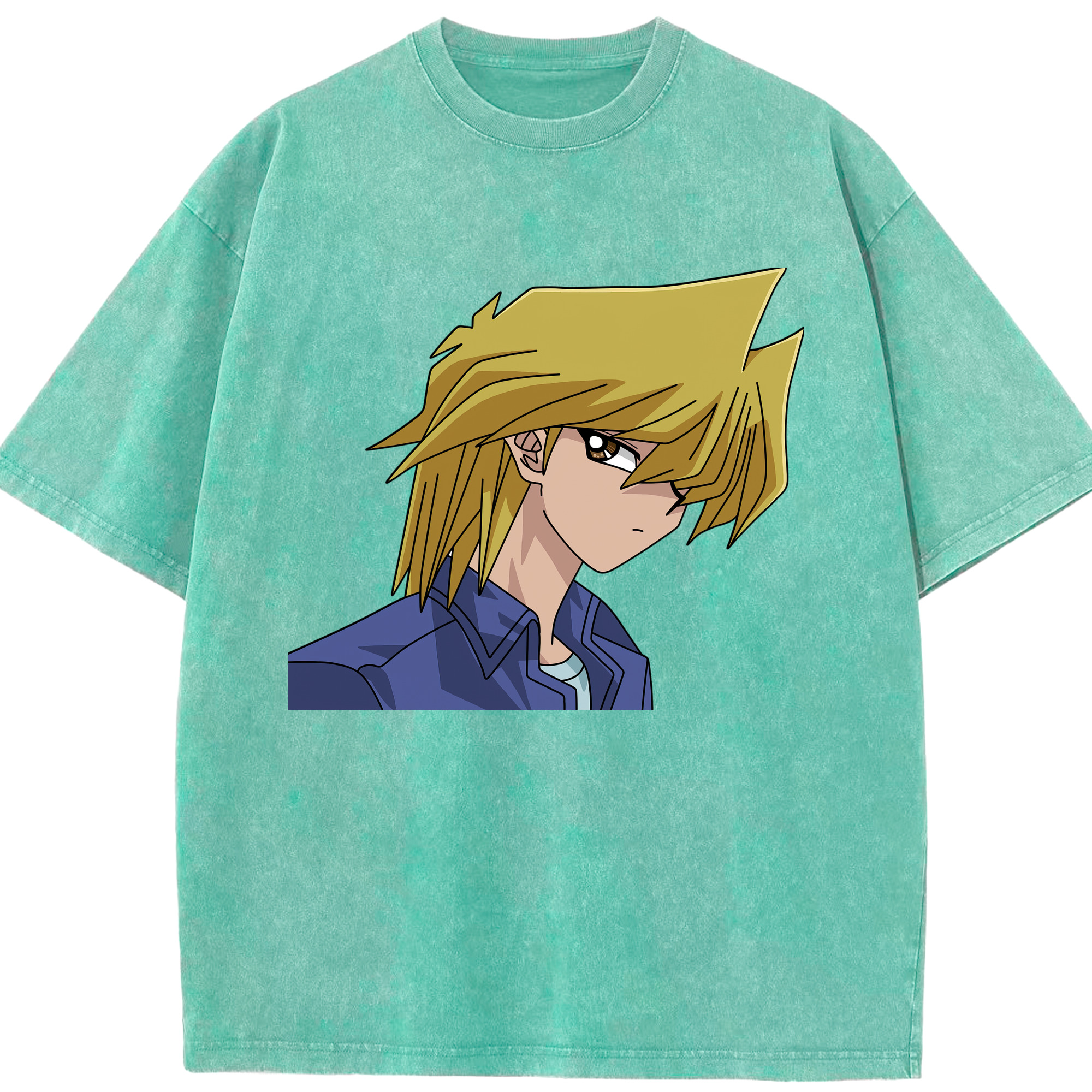 （画像用） 遊☆戯☆王 Yu-Gi-Oh! 綿100% ヴィンテージ風 半袖Tシャツ（フロントプリント）